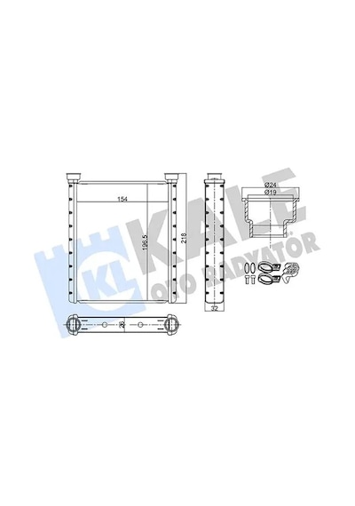 Mercedes A180d W176 Kalorifer Petegi 2012-2018 Kale 355720