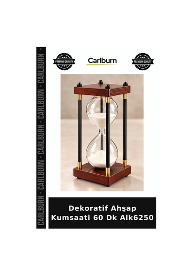 Dekoratif Ahşap Kumsaati 60 Dk Alk6250 Çalışma Masası Model Masa Üstü Çok Renkli