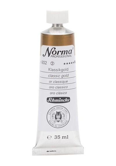 Schmincke Norma Profesyonel Yağlı Boya 35 ML 802 Classic Gold