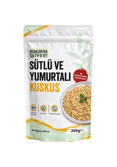 Sütlü Ve Yumurtalı Kuskus +1 Yaş - 250 Gram