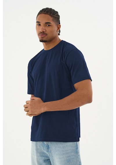 Dechers Erkek %100 Organik Pamuklu Yumuşak Dokulu Comfort Fit Bisiklet Yakalı T-shirt E222 Lacivert Dechers Erkek %100 Organik Pamuklu Yumuşak Dokulu Comfort Fit Bisiklet Yakalı T-shirt E222 Lacivert