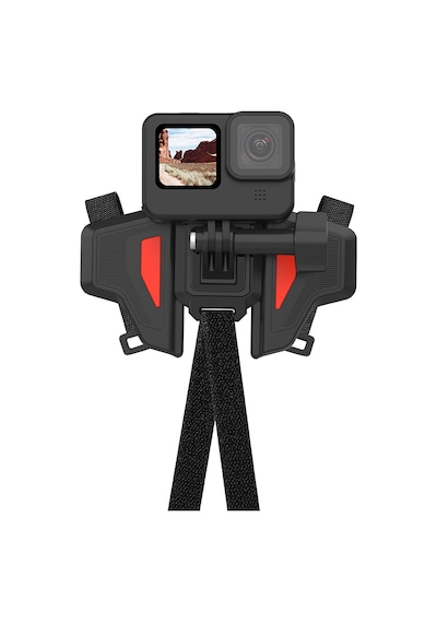 Ayex Helmet Chin Mount Telesin Gp-hbm-mt2 Kask Çene Montaj Aparatı Gopro, Djı Osmo Action, Insta360 İle Uyumlu