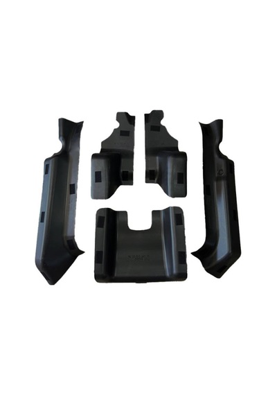 Ferrous Autoaccessories Dacia Duster İle Uyumlu Oem Halı Koruma Kapağı Kapı Eşiği Plastiği 2018 Ve Üstü