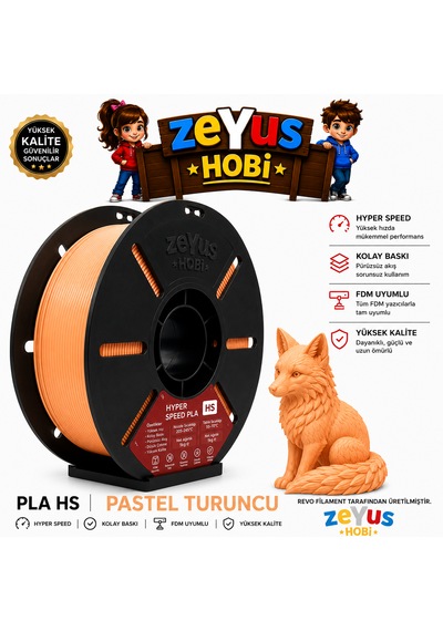 Generic Pla Hs Hyper Speed Filament Pastel Turuncu 1.75 Mm 1000 Gr