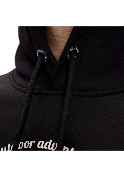 Bad Bear 24.02.12.011 Steve Hoodie Sweatshirt Siyah 001