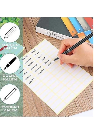 A4 Hazır Etiket 210x297 Mm 10 Sayfa 1 Paket Kendinden Yapışkanlı Fotokopi Lazer İnkjet Kağıdı Yazıcılar İçin Uyumlu