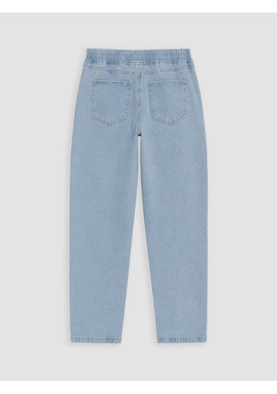 Lcw Comfort İndigo Beli Lastikli Kadın Jean Pantolon