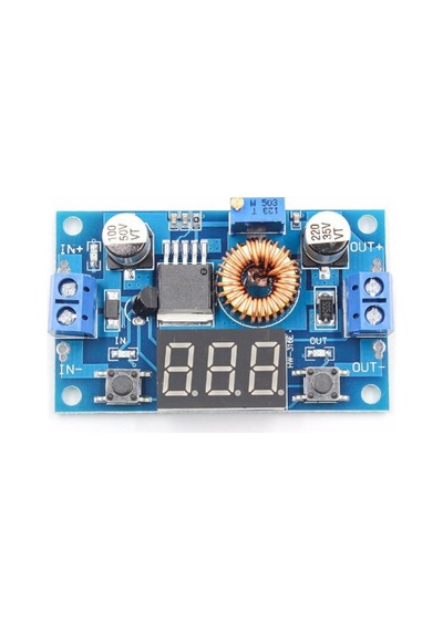 Xl4015 Voltmetreli 5a Voltaj Düşürücü Ayarlanabilir Güç Kaynağı Uyumlu