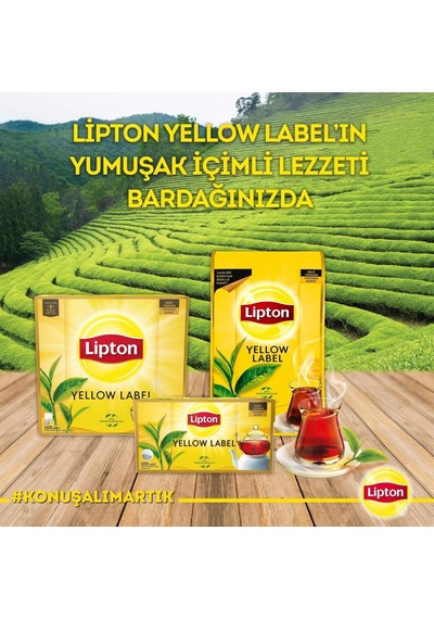 Lipton Yellow Label Demlik Poşet Çay 100'Lü