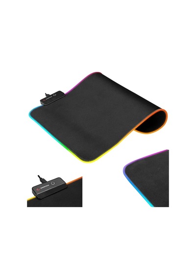 Rampage Mp-21 Pulsar M Rgb Ledli 252x328x3 Mm Siyah Oyuncu Mouse Pad