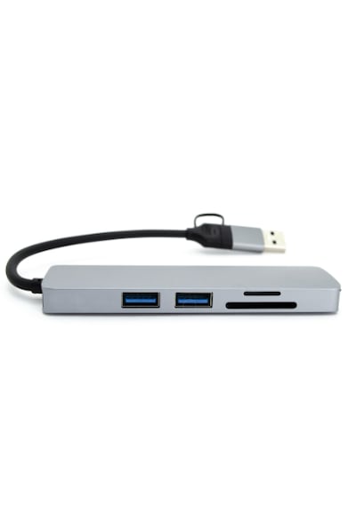 Winex 5in1 USB &Type-C to 3x USB3.0 TF SD Çoklayıcı Hub Adaptör