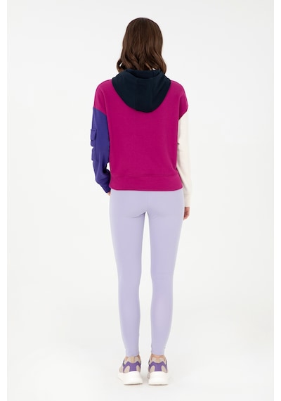 U.S. Polo Assn. Kadın Lila Yüksek Bel Spor Tayt 50291434-VR034