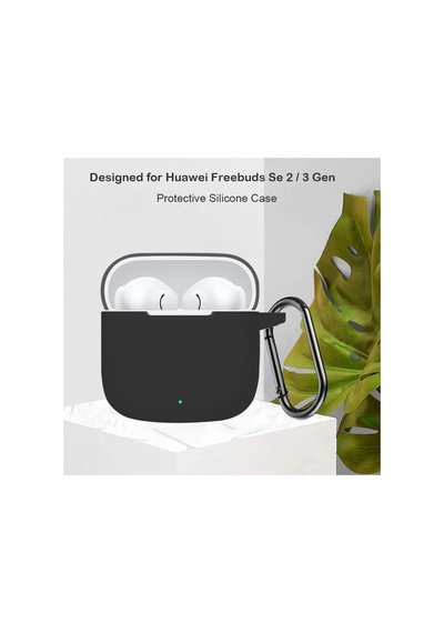 Huawei Freebuds Se 2 - Se 3 Kılıf Askı Aparatlı Mat Silikon Lavanta Grisi