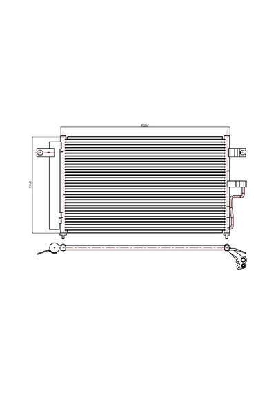 KLIMA RADYATORU ACCENT 01-06 ADMIRE DIZEL 97606-25800 MOBİS