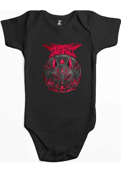 Zepplin Giyim Babymetal Maneki Neko Pembe Bebek Body Zıbın