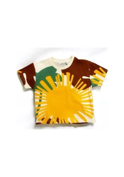 Jack Lions Erkek Bebek Çocuk Pamuklu Desenli Tshirt-14559 Çok Renkli