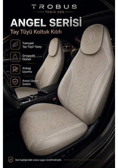 Subaru Xv 2012 Ve Sonrası Uyumlu Angel Serisi Tay Tüyü Koltuk Kılıfı Bej 24509949