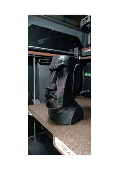 Moai Kafası Dekoratif 3d Baskı Modern Masaüstü Dekor