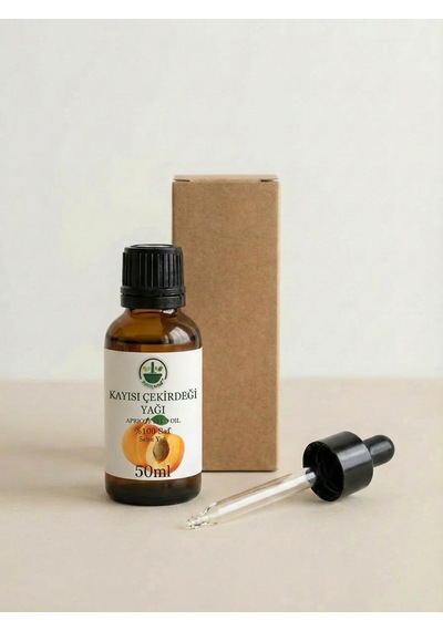 Soğuk Sıkım Kayısı Çekirdeği Yağı Apricot Kernel Oil Prunus Armeniaca Saf Doğal 50 Ml 50 ML