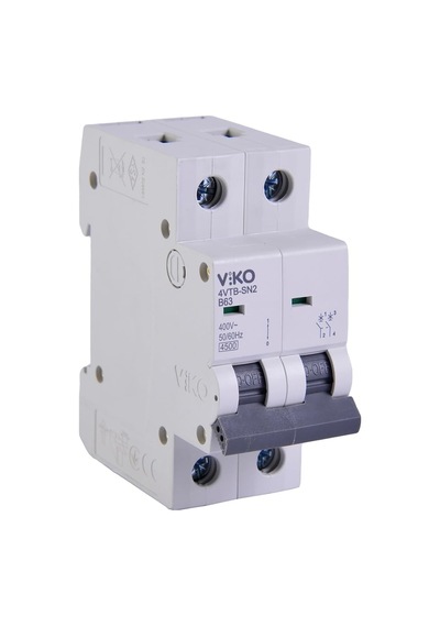 4vtb-2b63 Otomatik Sigorta 4,5ka B Tipi 2 Kutup 63a