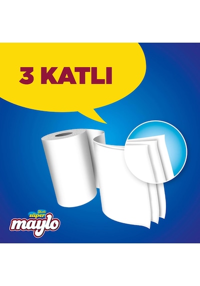 Maylo 3 Katlı Kağıt Havlu 12'Li