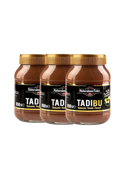 Abdurrahman Tatlıcı Tadıbu Kakaolu Fındık Ezmesi 3 x 850 G