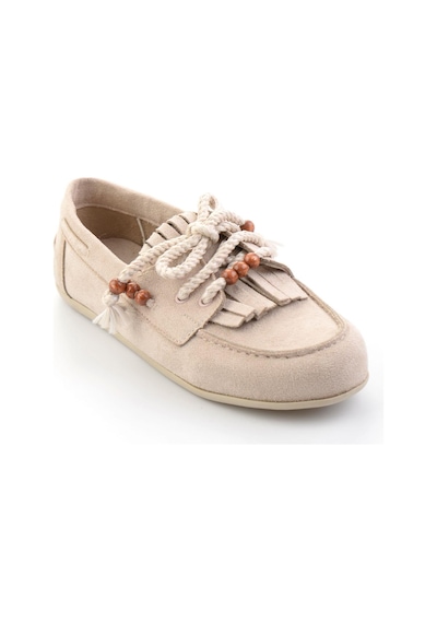 Bambi Bej Kadın Loafer Ayakkabı K01566004872 Bej