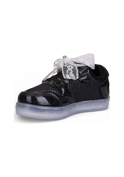 300 Kız Çocuk Işıklı Sneaker Siyah