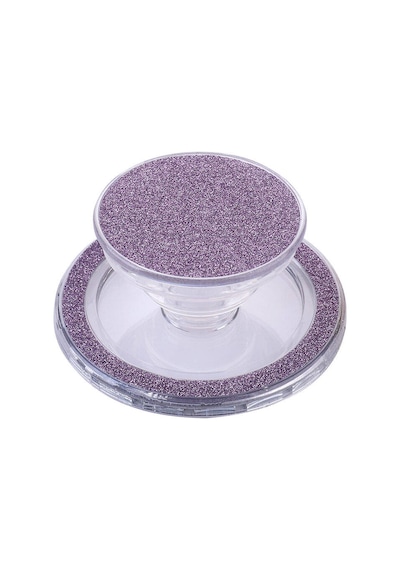 Simli Popsocket Telefon Tutacağı Magsafeli Tutucu P Soket 15 Telefon Standı Mor
