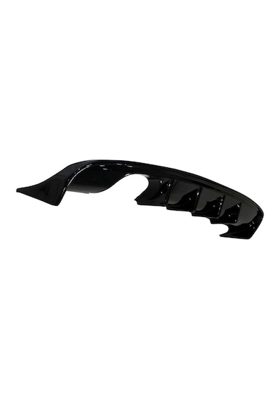 Audi A3 8P 4 Kapı S3 Arka Ek Difüzör Piona Black 2008 - 2010 Sol