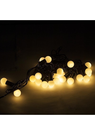Dekoratif Sarı Şerit Led 5 Metre - Yuvarlak Işık