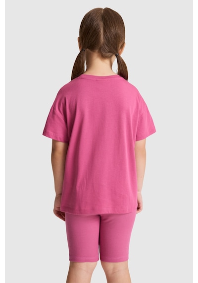 U.S. Polo Assn. Kız Çocuk Fuşya Tişört Basic 50325609-vr023 Fusya