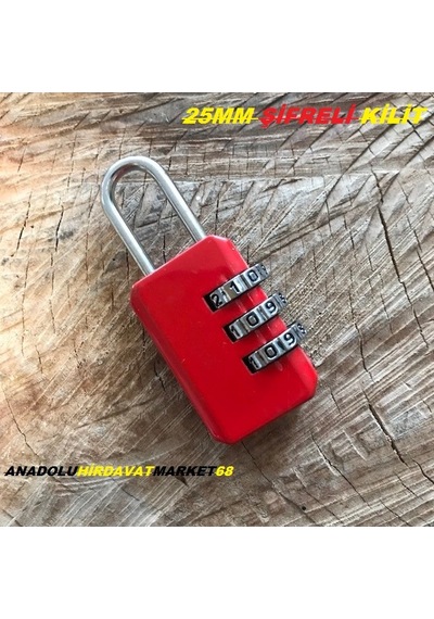 MİNİ ASMA KİLİT 25MM ŞİFRELİ ASMA KİLİT MİNİ ŞİFRELİ ASMA KİLİT