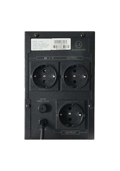 D-1500 1500va Lcd Kesintisiz Güç Kaynağı Line Interactive 2x12v 9ah Ups Bilgisayar Kamera Ofis Sistem