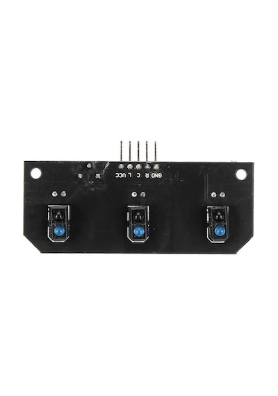 Dc 5v 3 Kanal Tcrt5000 Kızılötesi Çizgi İzleyen Sensör Kartı Çizgi Takip Sensör Modülü Mesafe Ayarlı Potlu 3'lü Çizgi İzleme Kartı 5 Pin