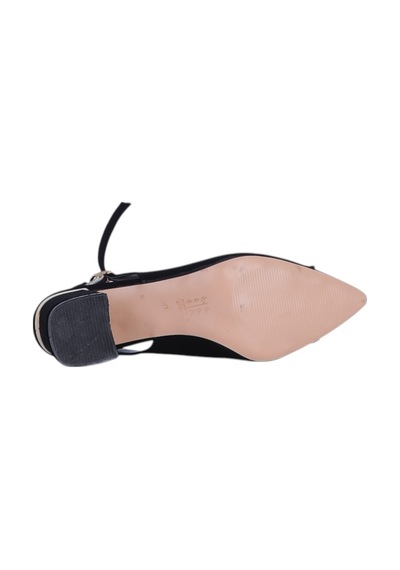 Esracan 2803 5cm Slingback Topuklu Ayakkabı siyah