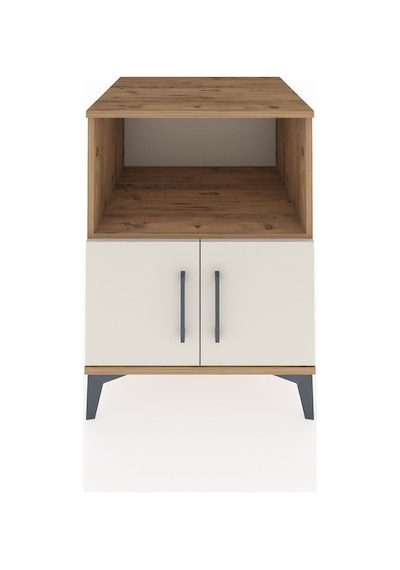 Kronos Komodin 2 Raflı 2 Kapaklı 60x59x80 Çam-aytaşı Çam