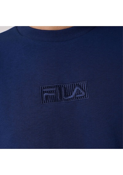 Antrasit Fila Erkek Bisiklet Yaka Sweatshirt Deva Fam0570 Antrasit