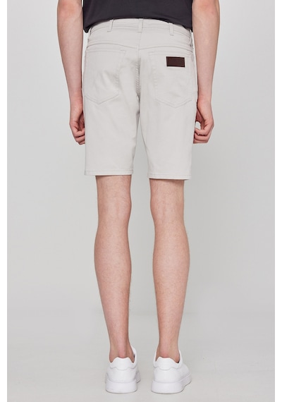 Wrangler Slim Fit Dar Kesim Normal Bel Pamuklu Taş Rengi 5 Cep Şort
