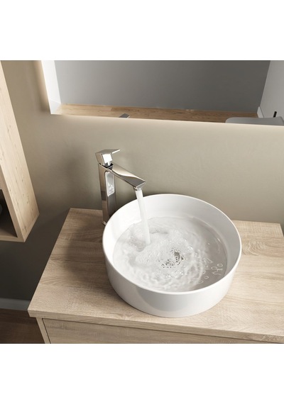 Adell Bloc Uzun Lavabo Bataryası -parlak Krom Krom