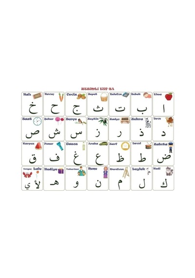 Ers 70x100 Cm Statik Kağıt Elif-ba Öğrenme Tahtası Diğer