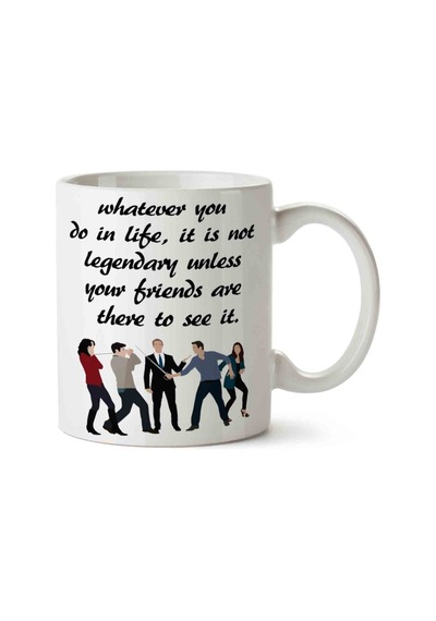 How I Met Your Mother Ted E Tracy Porselen Kupa Bardak Beyaz