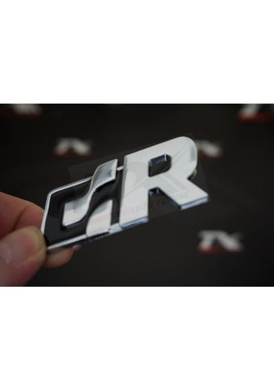 Volkswagen R R32 R36 Gtı Racing Krom Metal Ön Panjur Vidalı Logo