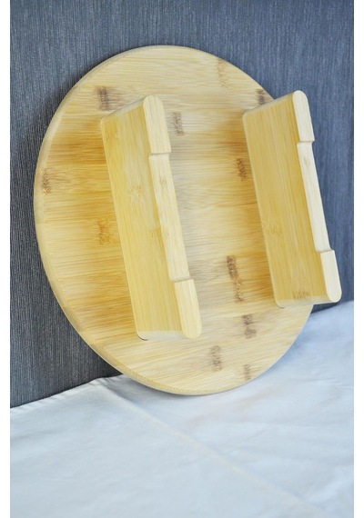 Premium Serisi Bambu Ayaklı Doğrama Ve Sunum Tahtası 32x32 Cm Çok Renkli