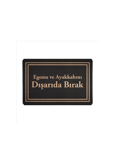 Evaşk Kapı Önü Paspası Vinil Kaymaz Tabanlı 40 X 60 Uvrub006