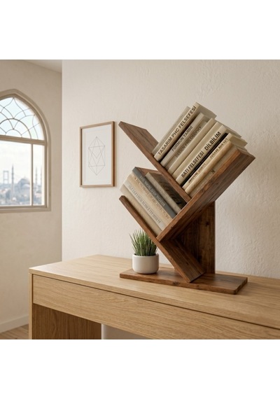 Ağaç Kitaplık Eğimli Raflı Sağlam Malzeme Modern Masaüstü Kitaplık Ev Ofisi Çalışma Odası Atlantik Çam Ağaç Kitaplık Eğimli Raflı Sağlam Malzeme Modern Masaüstü Kitaplık Ev Ofisi Çalışma Odası Atlantik Çam