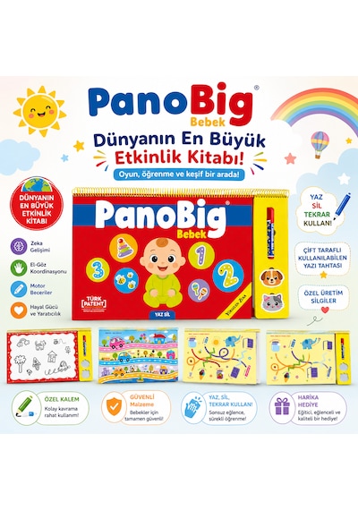 PanoBig Bebek -  Dünyanın En Büyük Etkinlik Kitabı