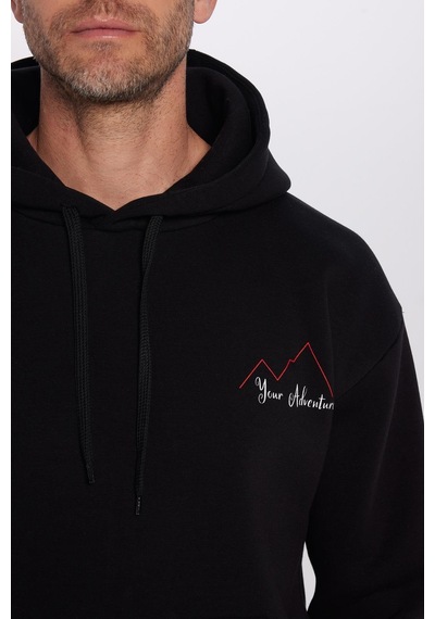 Tudors Unisex Oversize Geniş Kesim Pamuklu Yumuşak Dokulu İçi Polarlı Baskılı Siyah Kapüşonlu Sweatshirt-32509 Siyah Tudors Unisex Oversize Geniş Kesim Pamuklu Yumuşak Dokulu İçi Polarlı Baskılı Siyah Kapüşonlu Sweatshirt-32509 Siyah