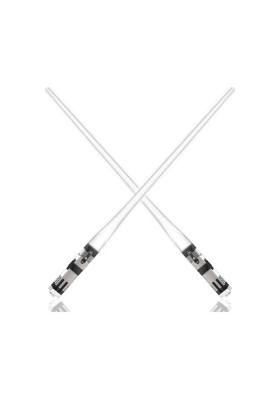 Valkyrie 8 Parça Led Işıklı Chopstick Işık Kılıcı Yemek Çubukları Star Wars Tema Çöpstik Çok Renkli