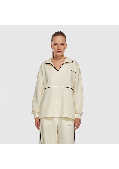 New Balance Nb Lifestyle Kadın Sweatshirt Wnc3402-sst Beyaz